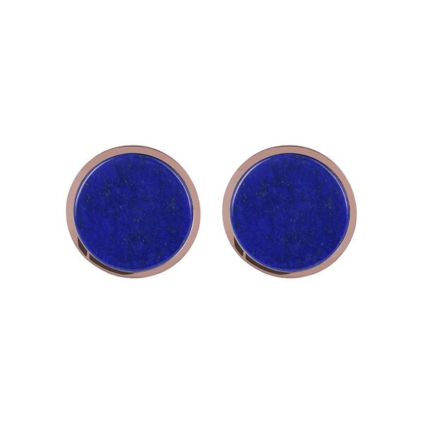 Bronzallure-Orecchini-LAPISLAZULO-12-MM-DISC-STONE